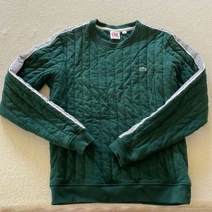 Quilted Lacoste sweatshirt size 4